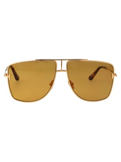Tom Ford Eliott-02 Sunglasses In Brown