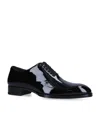 Tom Ford Elkan Patent Leather Oxford Lace-up Shoes In Black