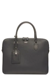 Tom Ford Elliot City Grained Leather Briefcase In Black
