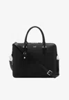 Tom Ford Elliot City Grained Leather Briefcase In Black
