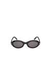 Tom Ford Elliptical Sunglasses In Gray