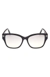 Tom Ford Eyewear Sunglasses In Black Eco/t Logo