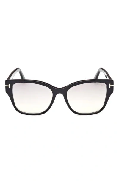 Tom Ford Eyewear Sunglasses In Black Eco/t Logo