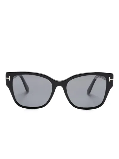 Tom Ford Elsa Wayfarer-frame Sunglasses In Black