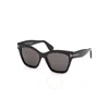 Tom Ford Elvira Smoke Cat Eye Ladies Sunglasses Ft1217 01a 55 In Black