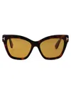 Tom Ford Full Frame Sunglasses In Avana Scura / Marrone