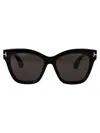 Tom Ford Pilot-frame Sunglasses In Nero Lucido / Fumo