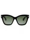 Tom Ford Cat-eye Frame Sunglasses In Black