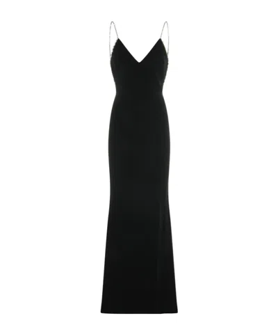 Tom Ford Embellished Strapped Dresses In Black