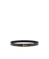 Tom Ford Embossed Belt In Black