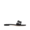 Tom Ford Semi Shiny Printed Python Julianne Slide In Black
