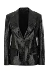TOM FORD TOM FORD EMBOSSED LEATHER JACQUETTA JACKET