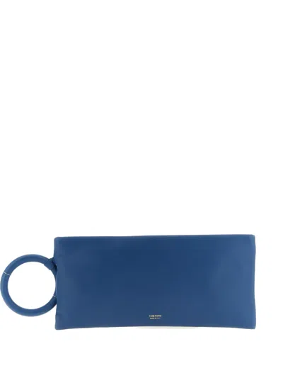 TOM FORD EMBOSSED LOGO BANGLE CLUTCH