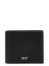 Tom Ford Embossed Logo Garnet Calfskin Wallet