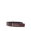 Tom Ford Embossed-leather Belt In Orange