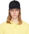 Tom Ford Leather-trimmed Logo-embroidered Cotton-twill Baseball Cap In Black
