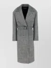 Tom Ford Embroidered Cashmere Coat With Waist Belt Loops