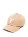 Tom Ford Embroidered-logo Baseball Cap In Neutral