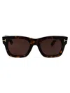 Tom Ford Eyewear Square Frame Sunglasses In Brown