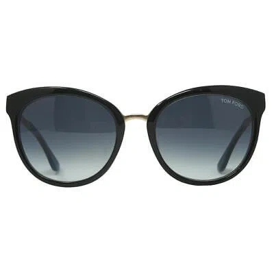 Pre-owned Tom Ford Emma Ft0461 05w Sunglasses In Blue