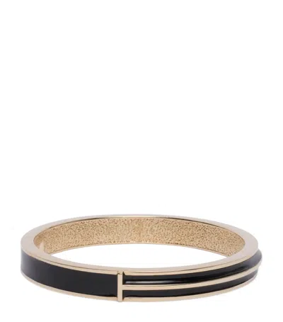Tom Ford Enamel Bangle In Black