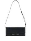 Tom Ford Enlongated Leather Shoulder Bag In Black