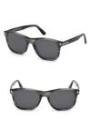Tom Ford Eric 55mm Sunglasses In Grey / Smoke