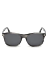 Tom Ford Eric 55mm Sunglasses In Grey/smoke