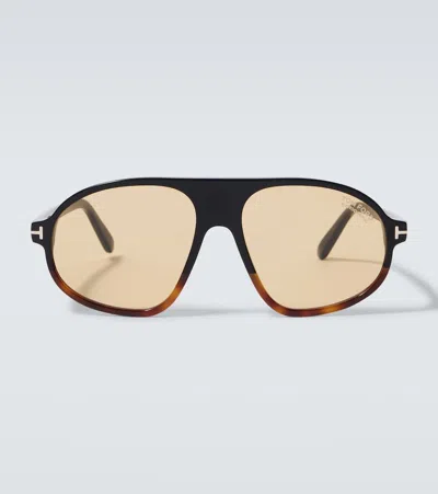 TOM FORD EROL AVIATOR SUNGLASSES