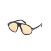Tom Ford Erol Photochromatic Brown Pilot Men's Sunglasses Ft1178 56e 58
