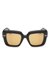 Tom Ford Esme 50mm Square Sunglasses In Multi
