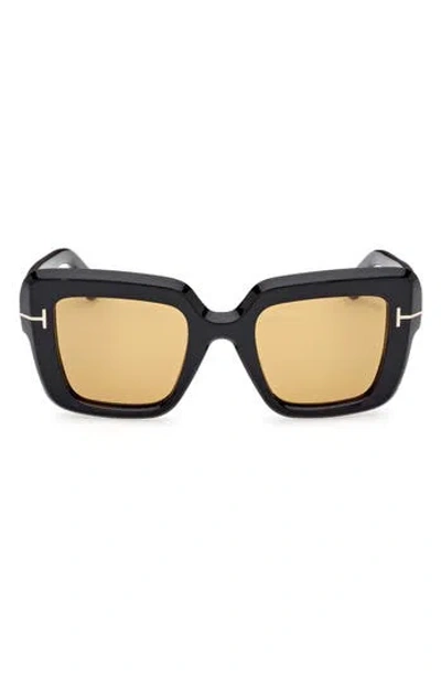 Tom Ford Esme 50mm Square Sunglasses In Multi