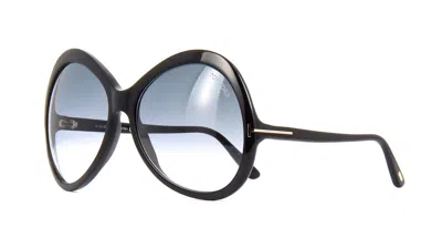 Pre-owned Tom Ford Esme Ft1157 Black/grey (01a) Sunglasses In Gray