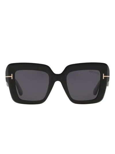 TOM FORD ESME TR SQUARE-FRAME SUNGLASSES