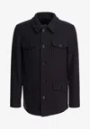 Tom Ford Essential Wool Coat In Black