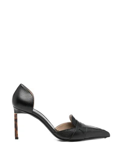 Pre-owned Tom Ford Eva D'orsay Heeled Pumps In Black