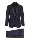 Tom Ford Wool Two-pieces Suit In Blue