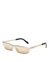 Tom Ford Eyewear Everett Rectangular Frame Sunglasses In Gold/brown
