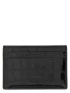 Tom Ford Crocodile-effect Card Holder In Black