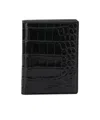 Tom Ford 'exotic Line' Folding Card Holder In Brown