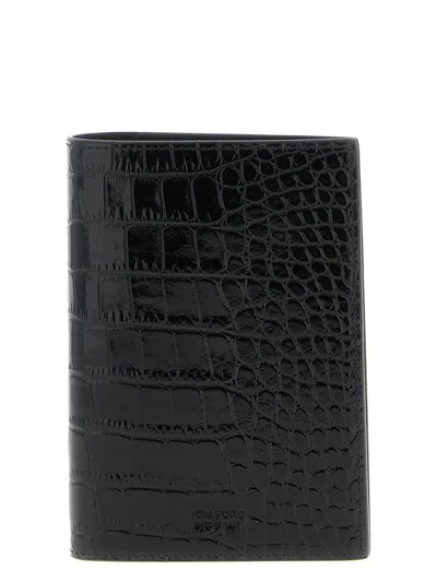 TOM FORD TOM FORD 'EXOTIC LINE' PASSPORT HOLDER