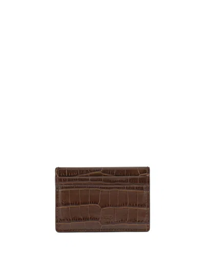 TOM FORD EXOTIC LINE WALLETS & CARD HOLDERS BROWN