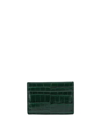 TOM FORD EXOTIC LINE WALLETS & CARD HOLDERS GREEN