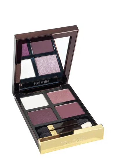 Tom Ford Eye Color Quad, Eyeshadow, Crushed Amethyst, Matte, Satin In White