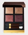 Tom Ford Eye Color Quad, Honeymoon, Eyeshadow, Bold Smoky Eye, Sheer Sparkle Satin Shimmer And Matte In Multi