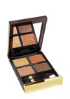 Tom Ford Eye Color Quad, Golden Mink, Eyeshadow, Bold Smoky Eye, Sheer Sparkle Satin Shimmer And Mat