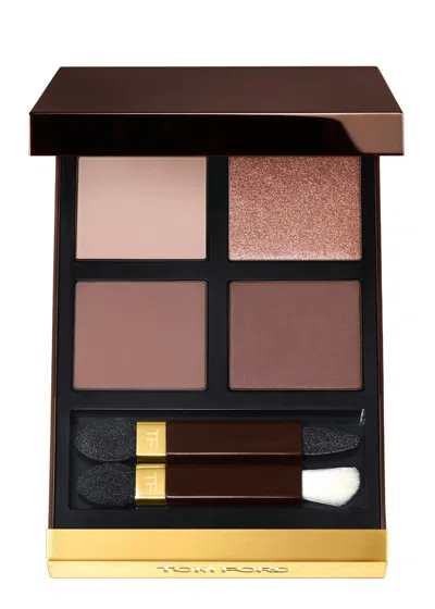 Tom Ford Eye Colour Quad, Sous Le Sablem, Eyeshadow, Bold Smoky Eye, Sheer Sparkle Satin Shimmer And In 31 Sous Le Sable