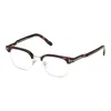 Tom Ford Rectangle-frame Glasses In Brown