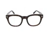 Tom Ford Blue Light Block Cat Eye Ladies Eyeglasses Ft5949-b 001 56 In Brown
