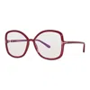 Tom Ford Eyeglasses Butterfly Full Rim, Pink Frame And Clear Demo Lenses Lens Ft5845-b074 In Transparent